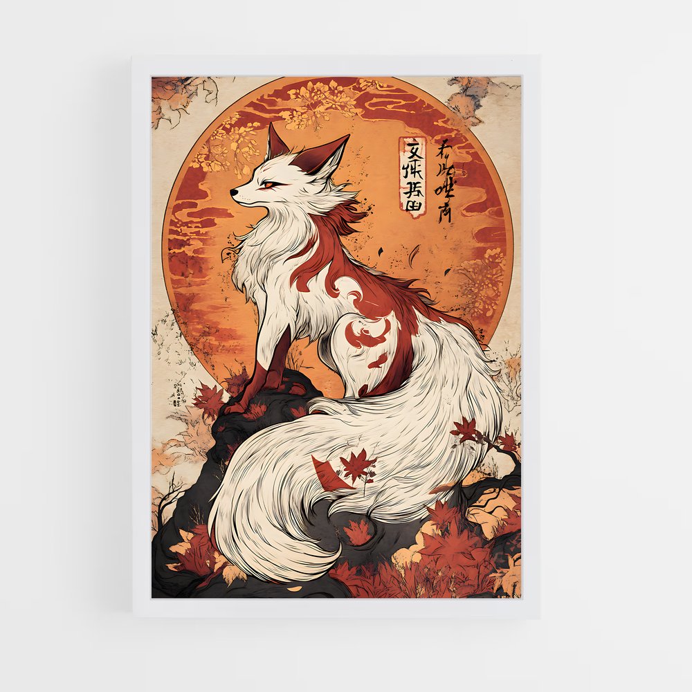 ap-kitsune-3 cadre Blanc