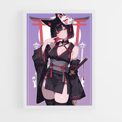ap-kitsune-5 cadre Blanc