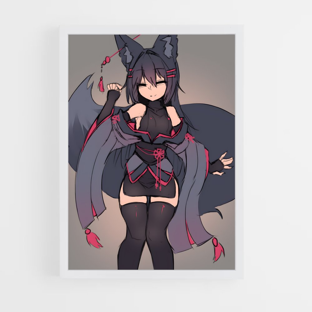 ap-kitsune-6 cadre Blanc