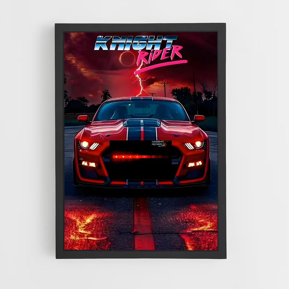 ap-kitt knight rider-4 cadre Noir