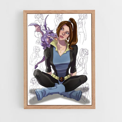 ap-kitty pryde-2 cadre Bois clair