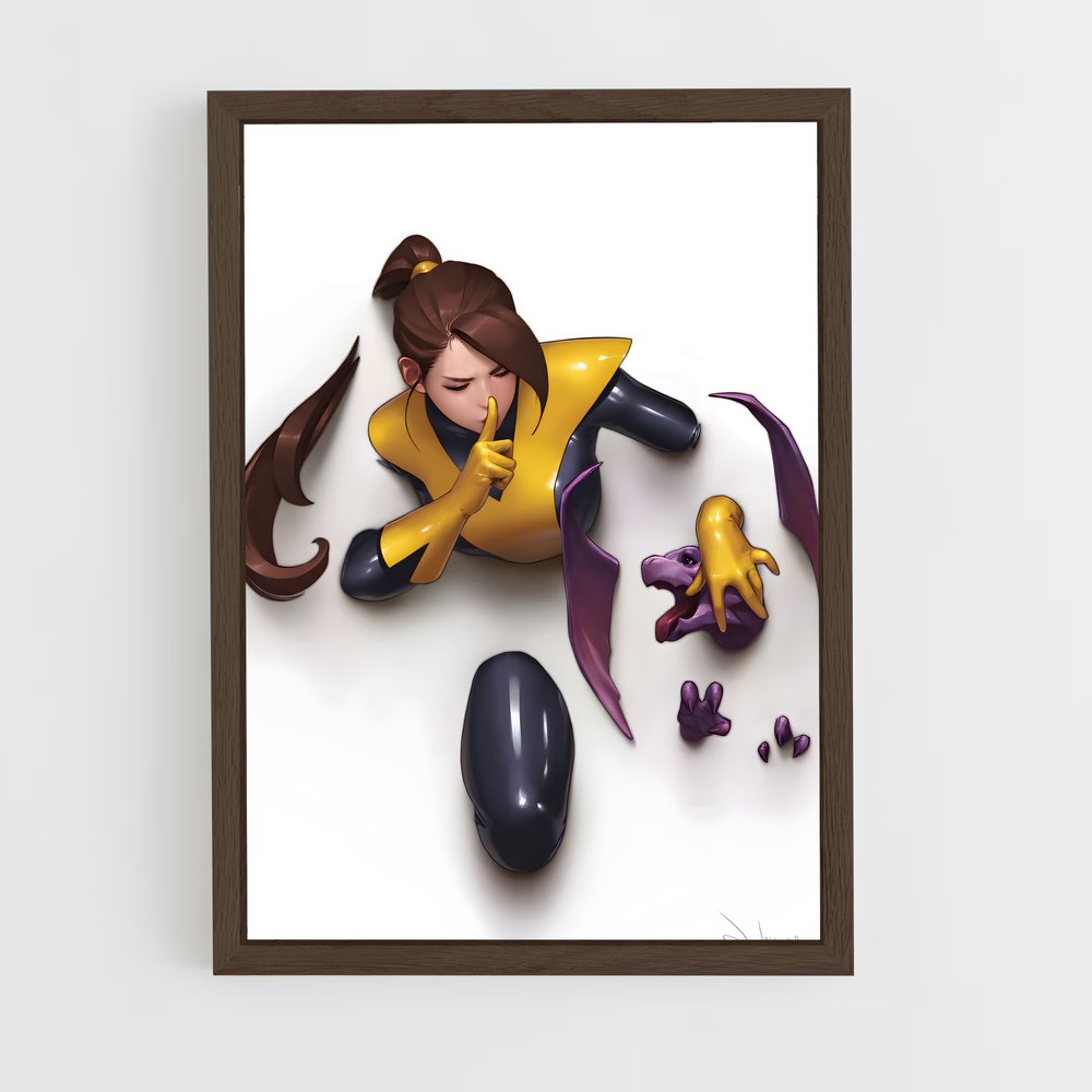 ap-kitty pryde-4 cadre Bois foncé