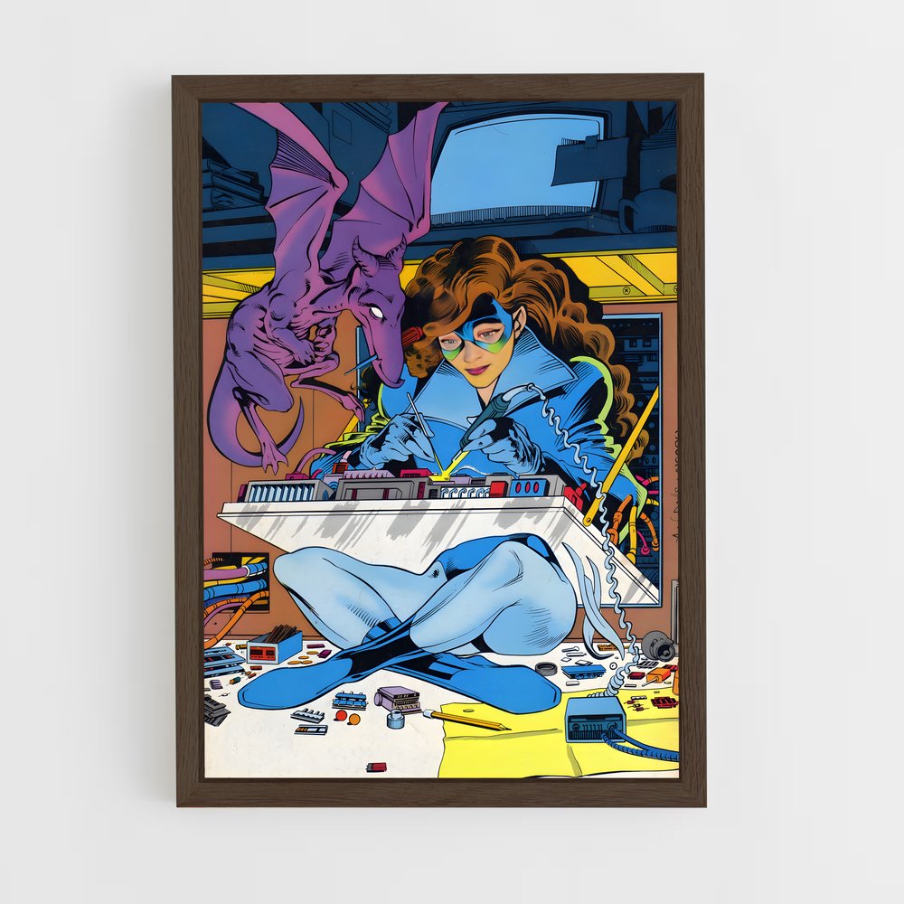 ap-kitty pryde-8 cadre Bois foncé