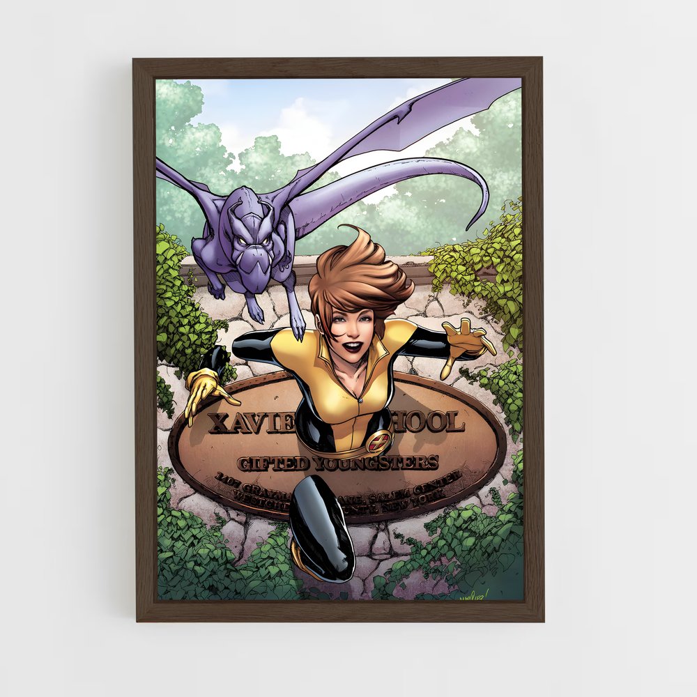 ap-kitty pryde-9 cadre Bois foncé