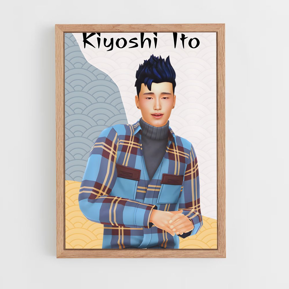 ap-kiyoshi ijichi-1 cadre Bois clair