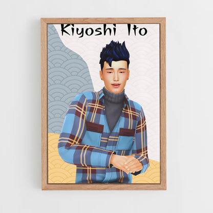 ap-kiyoshi ijichi-1 cadre Bois clair