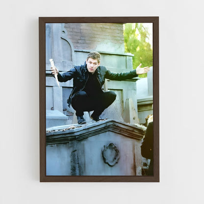 ap-klaus mikaelson-2 cadre Bois foncé