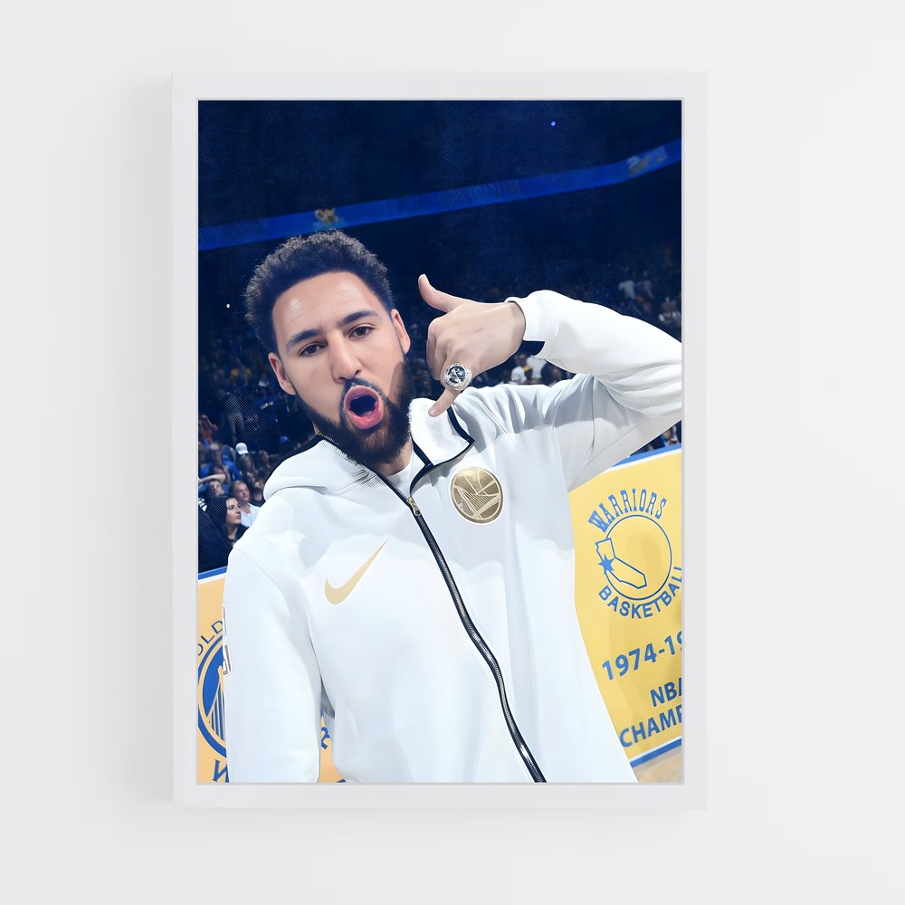 ap-klay thompson-1 cadre Blanc