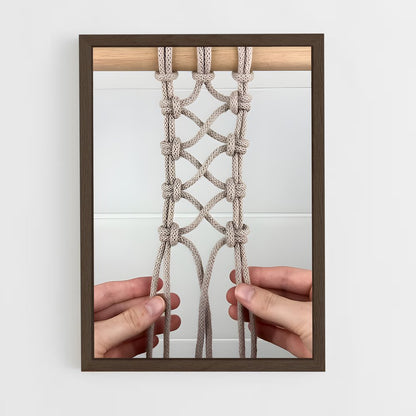 ap-knot patterns-3 cadre Bois foncé