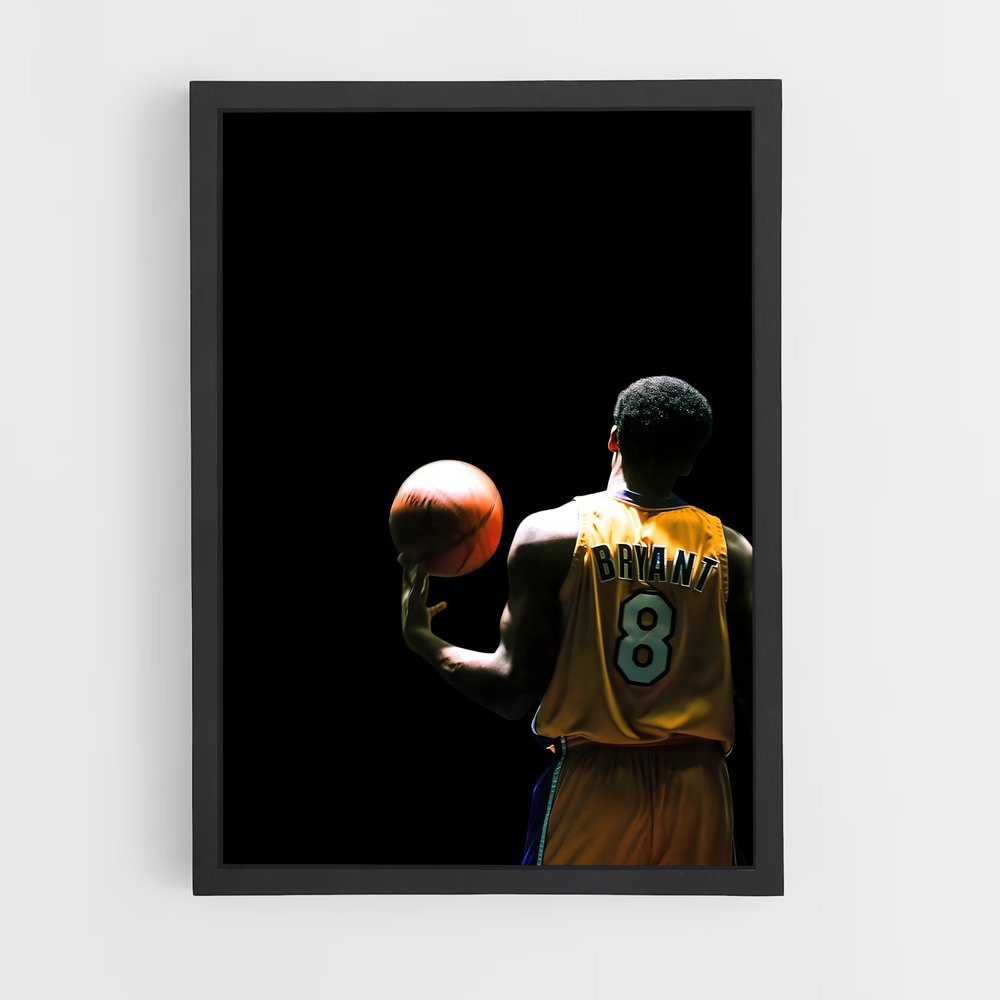 ap-kobe bryant-10 cadre Noir