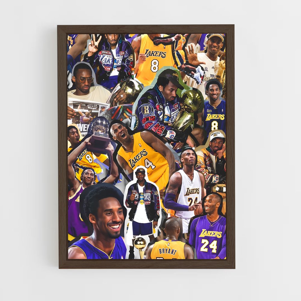 ap-kobe bryant-4 cadre Bois foncé