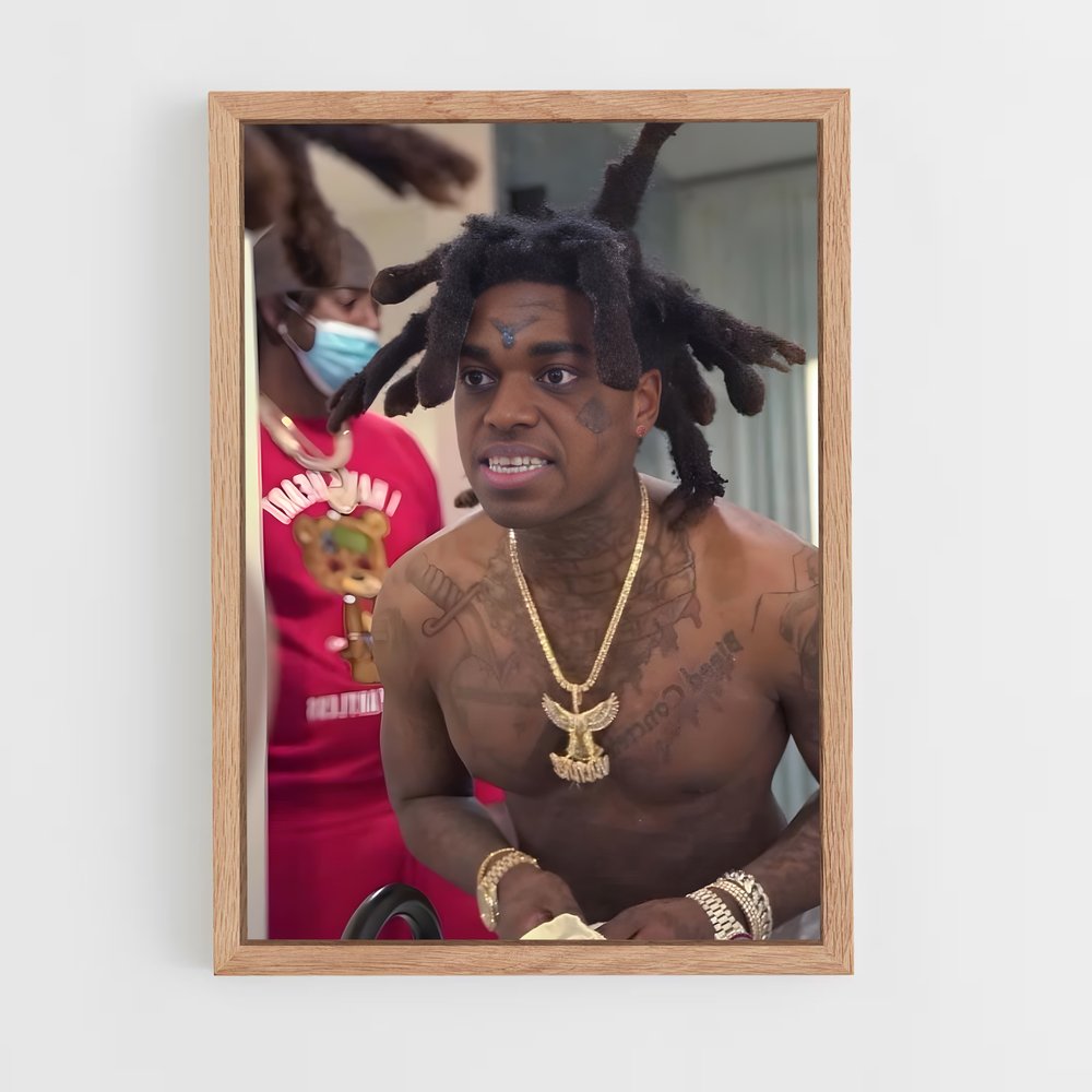 ap-kodak black-1 cadre Bois clair