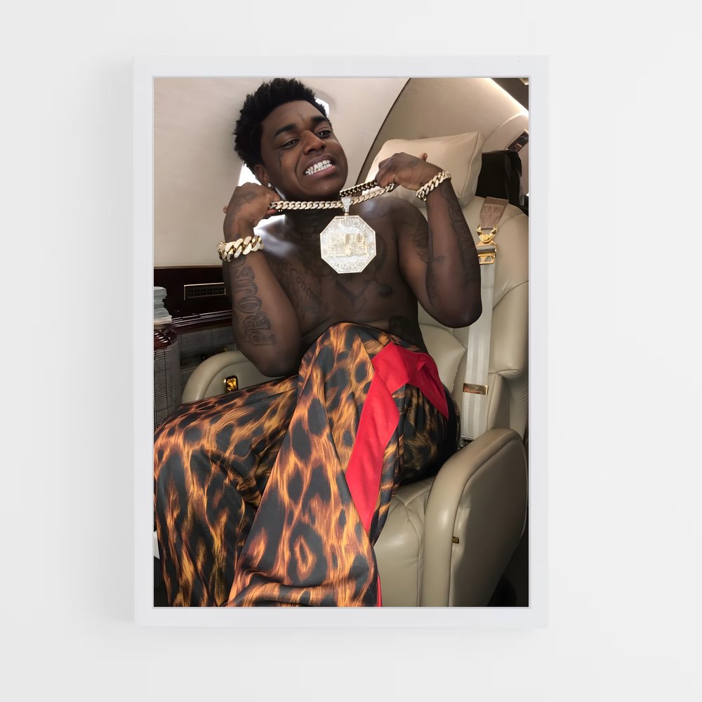 ap-kodak black-2 cadre Blanc