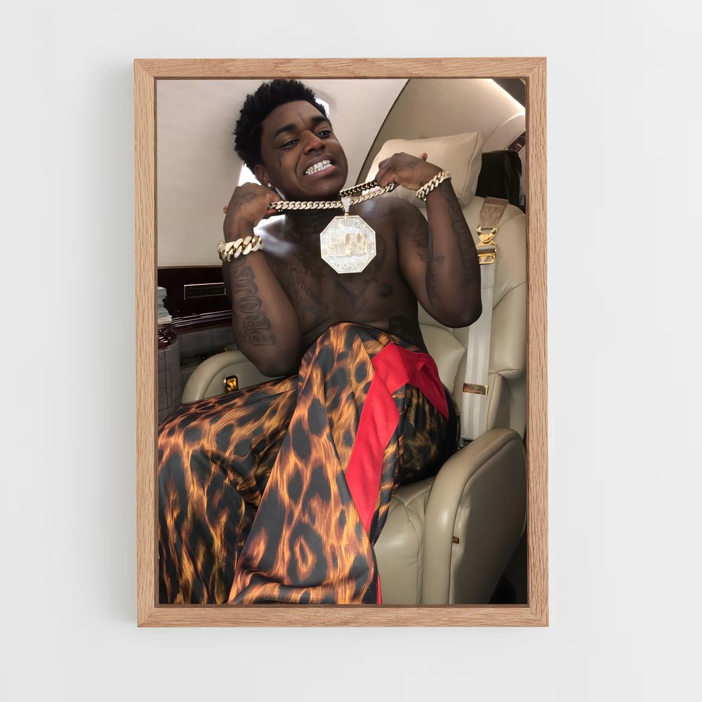 ap-kodak black-2 cadre Bois clair