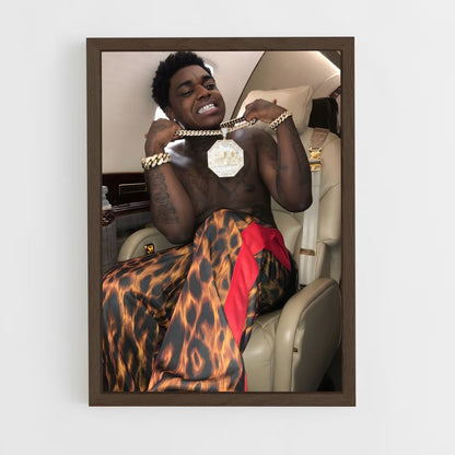 ap-kodak black-2 cadre Bois foncé