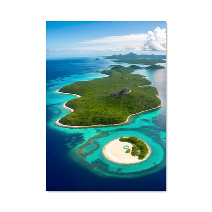 Poster Paradis Seychelles