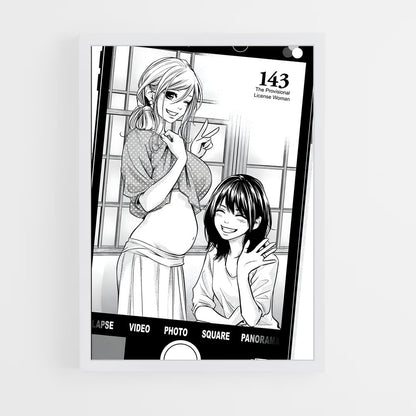 ap-kon-4 cadre Blanc