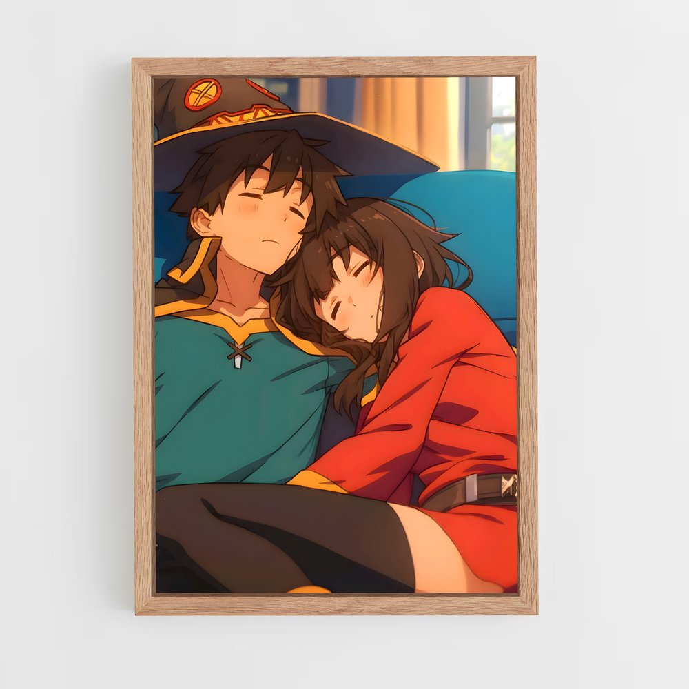 ap-konosuba-2 cadre Bois clair