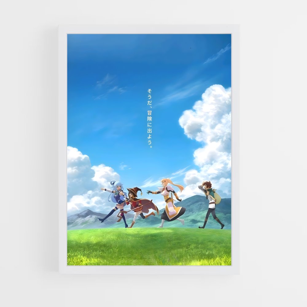 ap-konosuba-3 cadre Blanc
