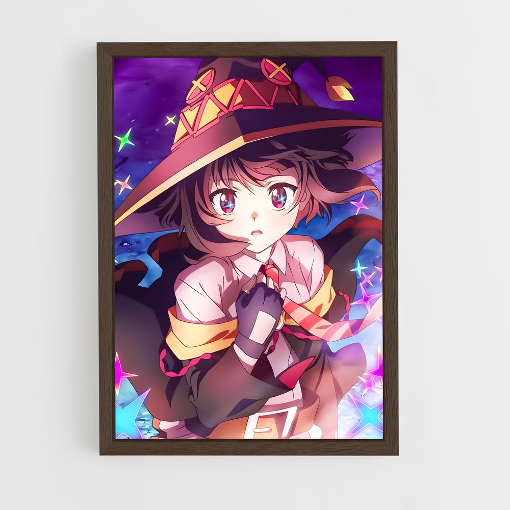 ap-konosuba-4 cadre Bois foncé