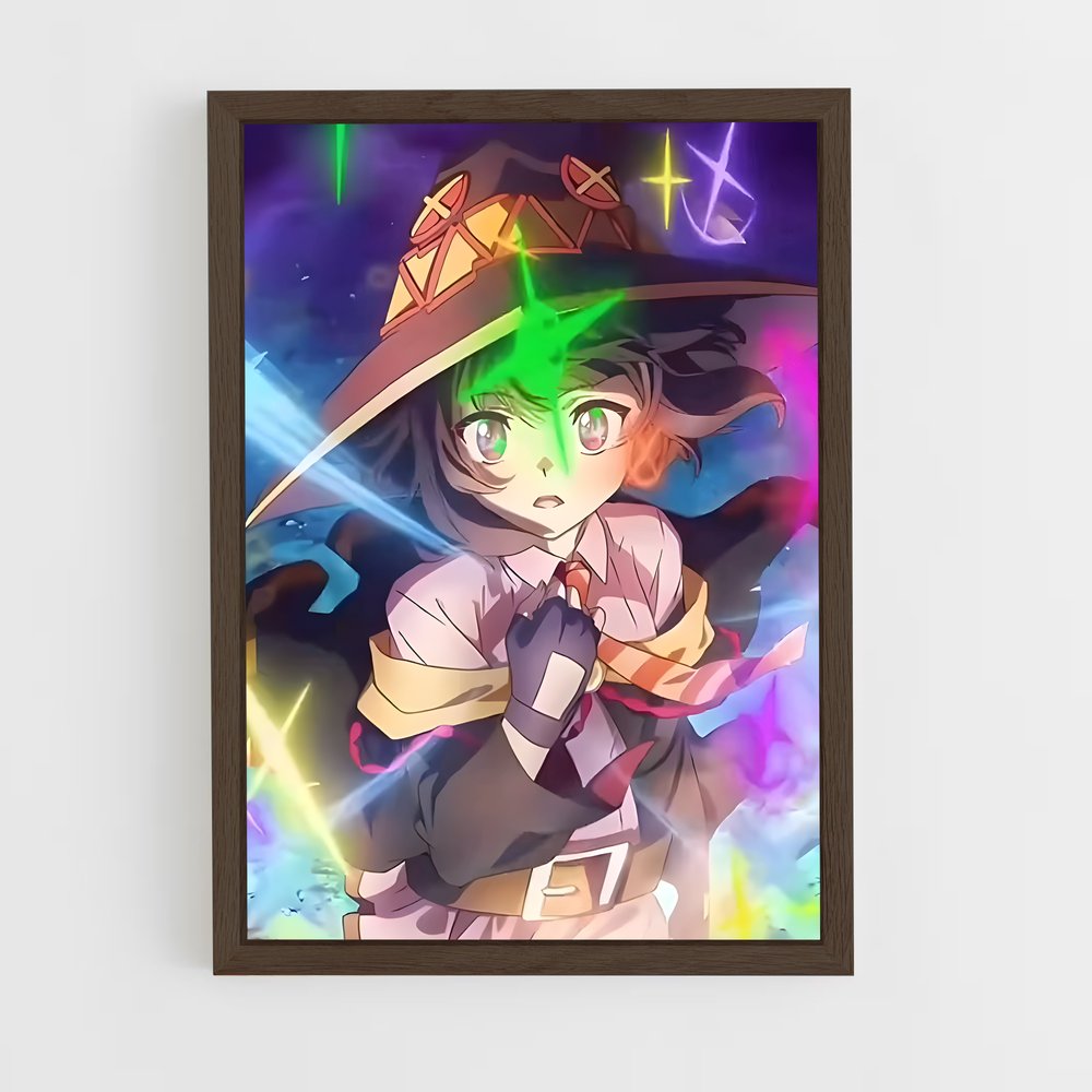 ap-konosuba-5 cadre Bois foncé