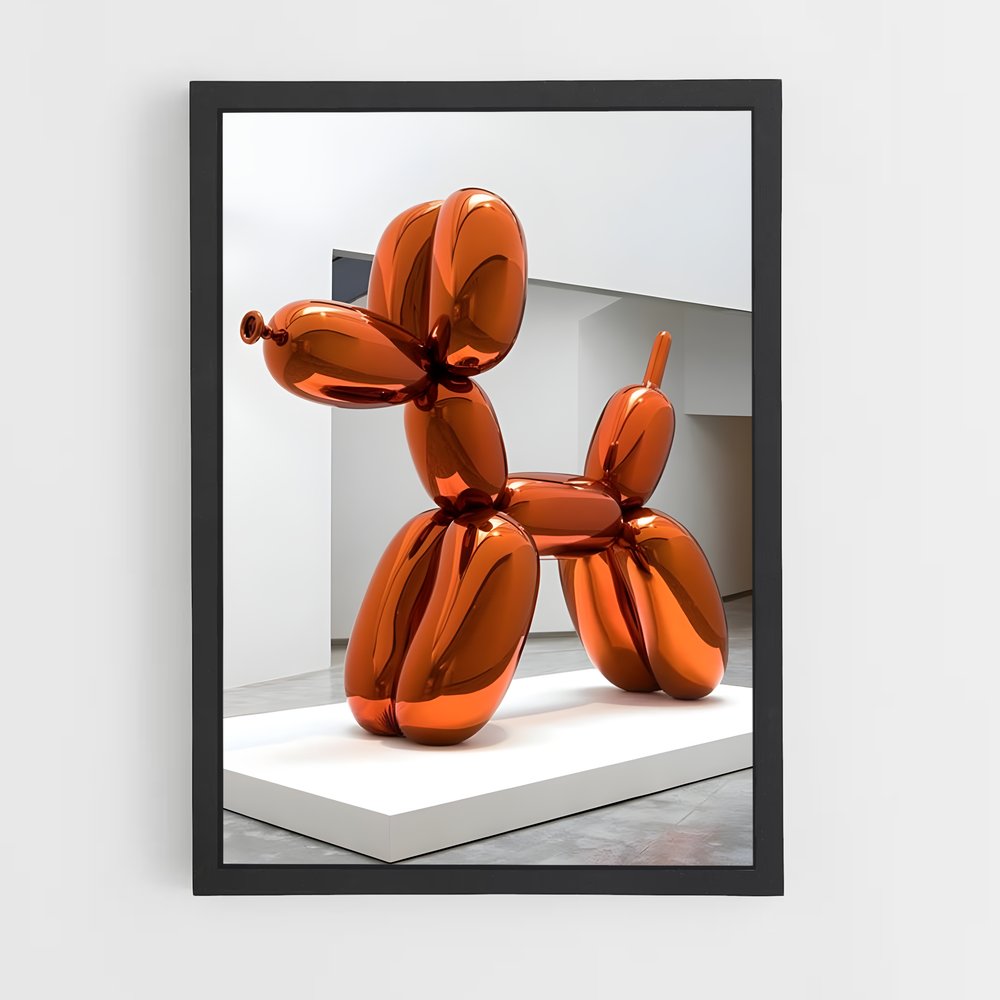 ap-koons balloon dog-3 cadre Noir
