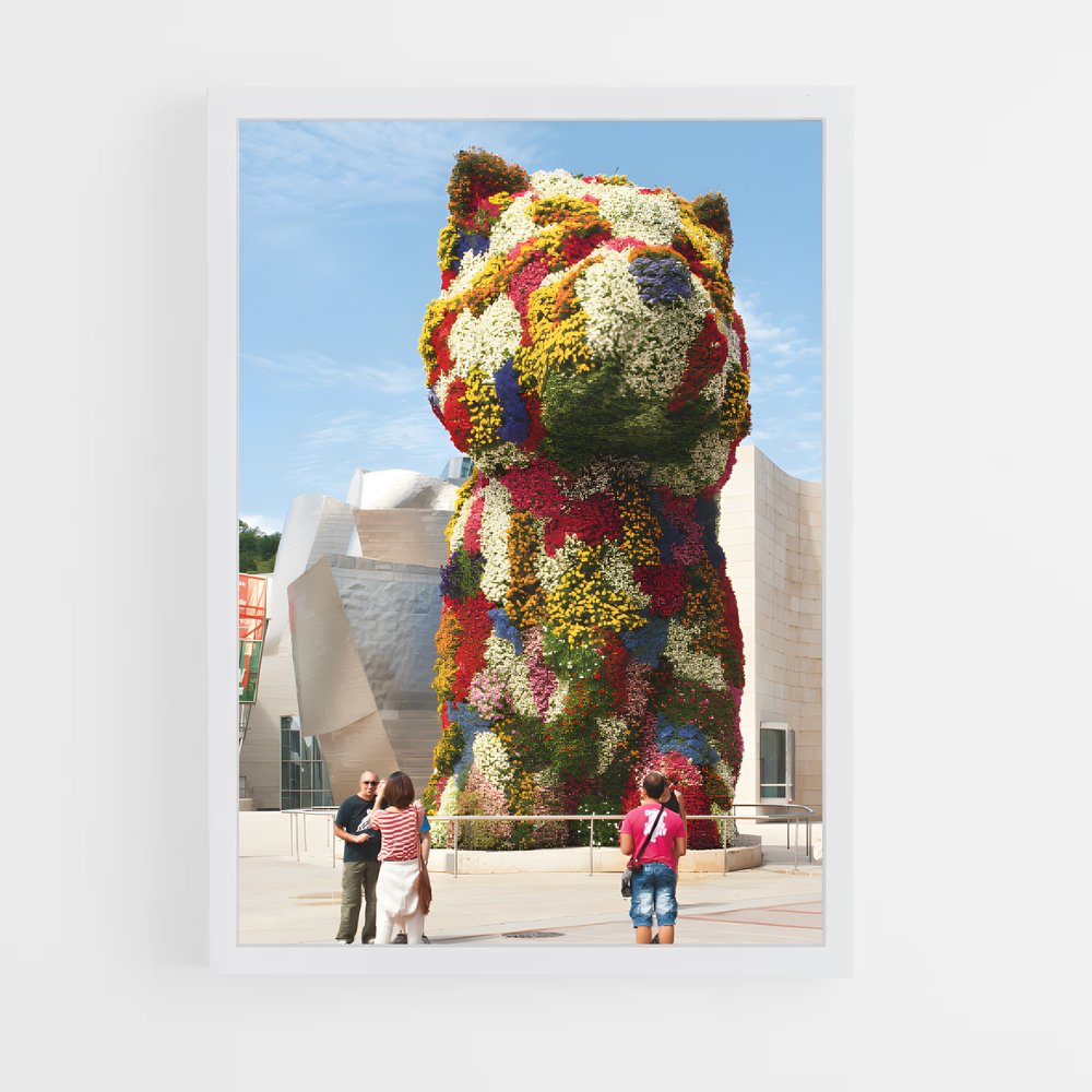 ap-koons puppy-1 cadre Blanc