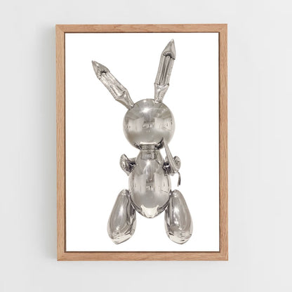 ap-koons rabbit-4 cadre Bois clair