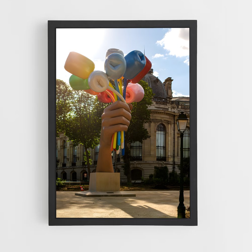 ap-koons tulips-1 cadre Noir