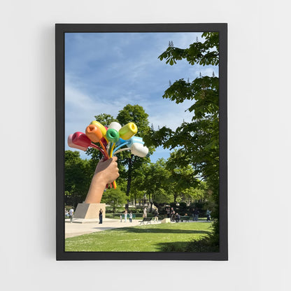 ap-koons tulips-3 cadre Noir