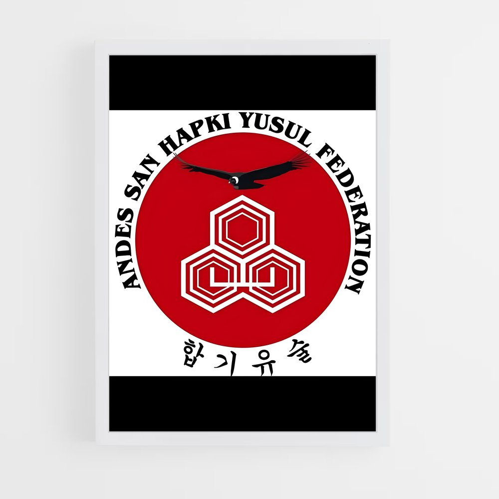 ap-korea hapkido federation-1 cadre Blanc