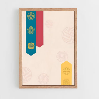 ap-korean patterns-5 cadre Bois clair