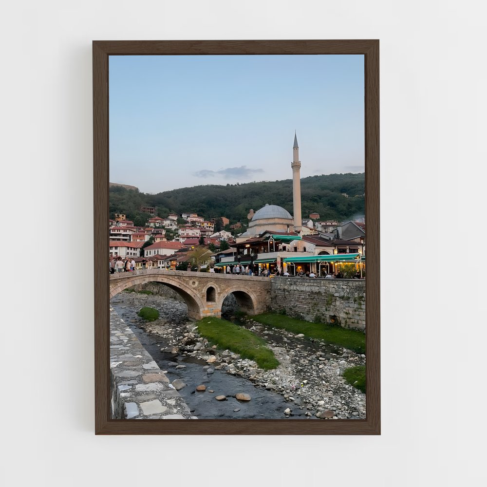 ap-kosovo-1 cadre Bois foncé