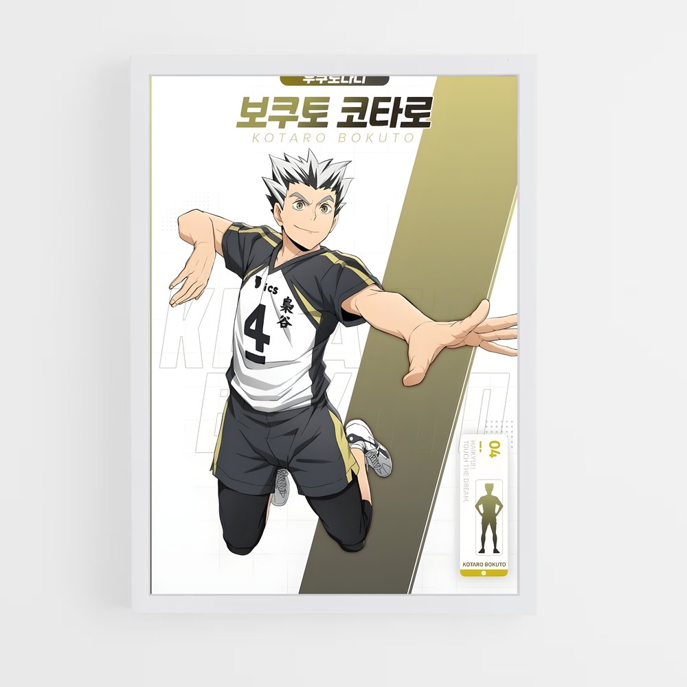 ap-kotaro bokuto-2 cadre Blanc