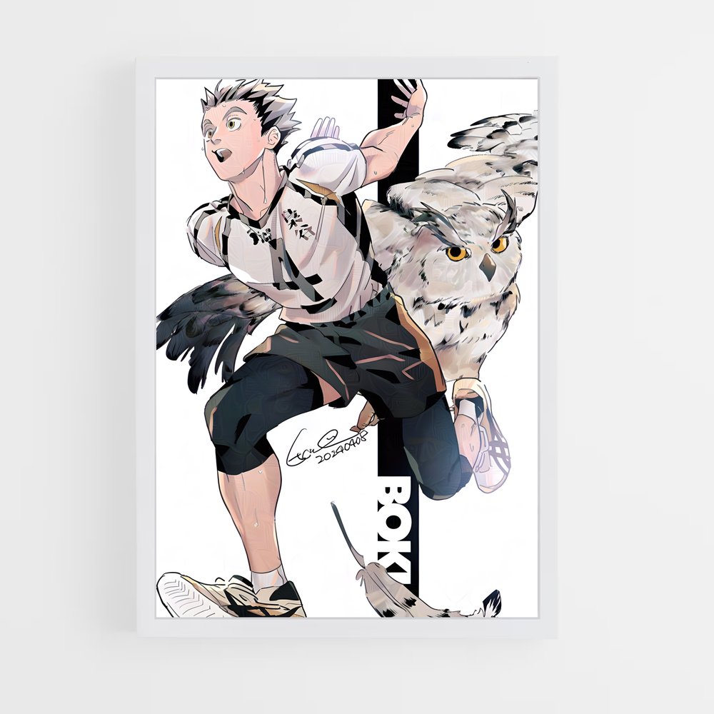 ap-kotaro bokuto-3 cadre Blanc