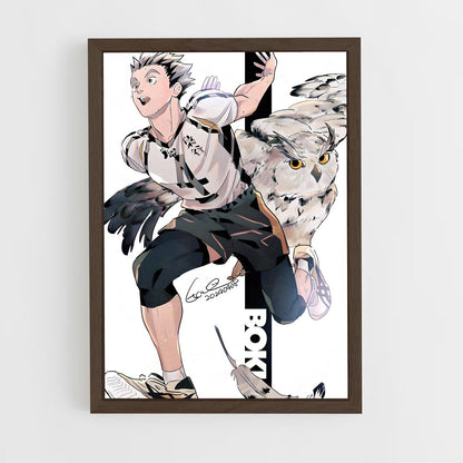 ap-kotaro bokuto-3 cadre Bois foncé