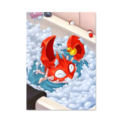 Poster Canard en Baignoire