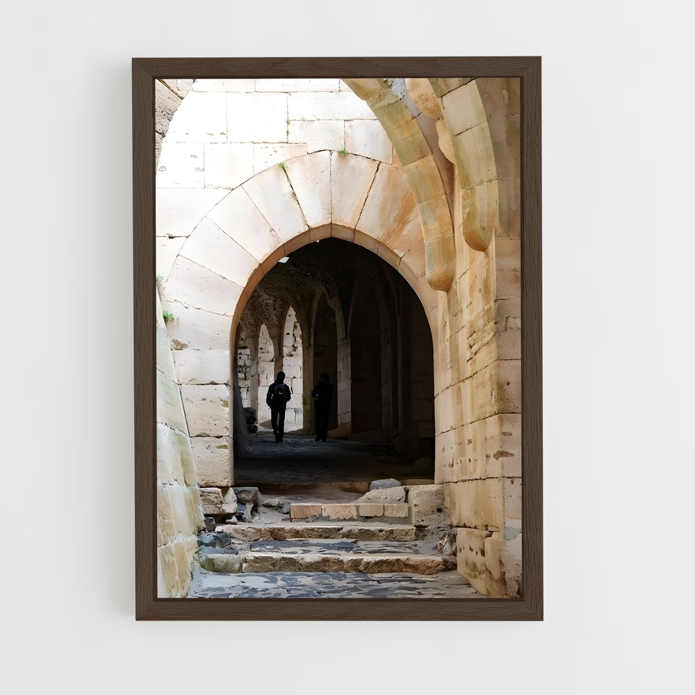 ap-krak des chevaliers-3 cadre Bois foncé