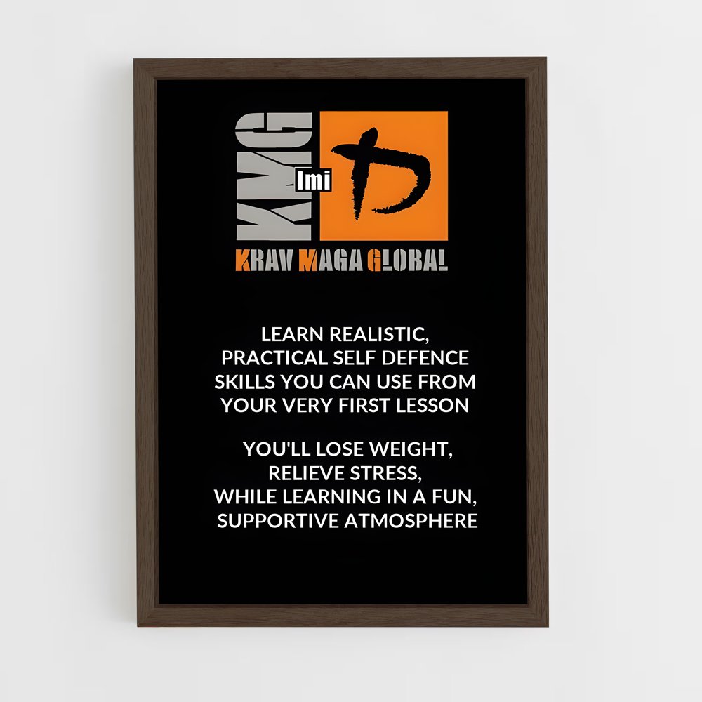 ap-krav maga global-1 cadre Bois foncé