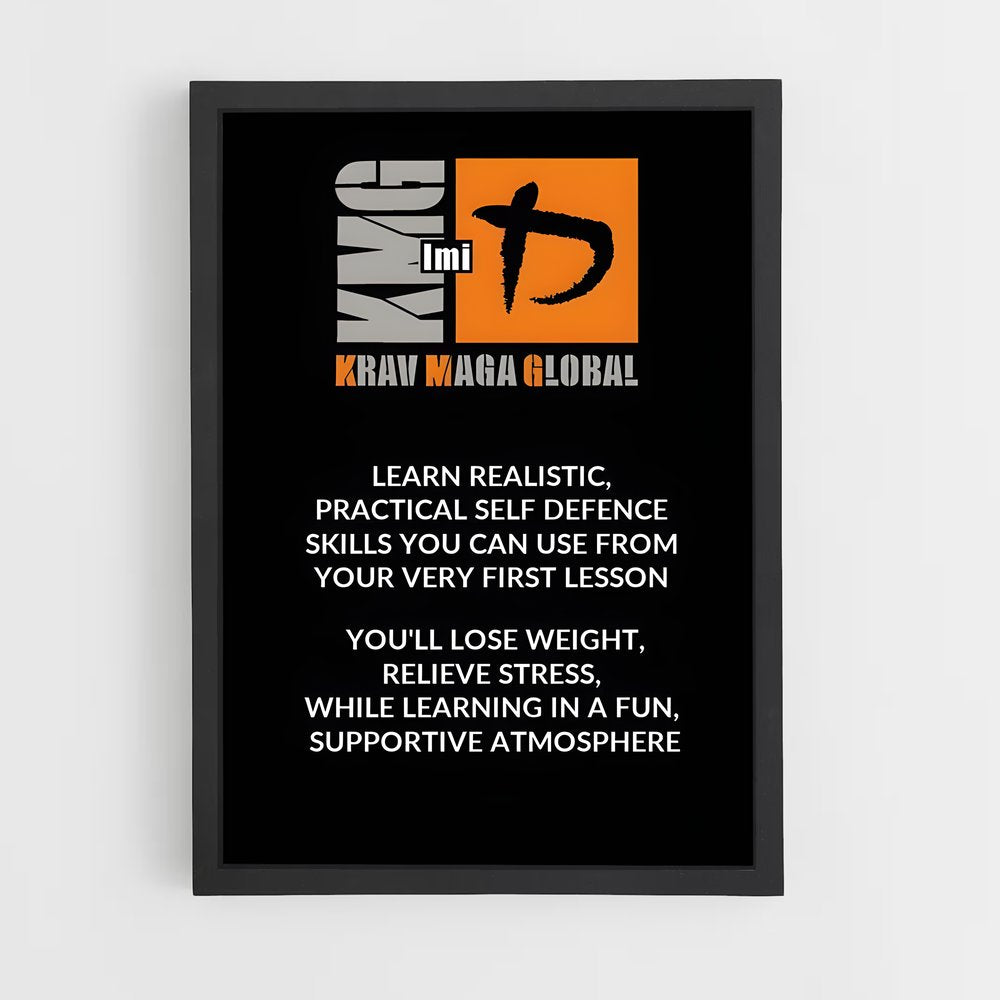 ap-krav maga global-1 cadre Noir