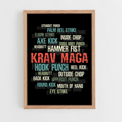 ap-krav maga global-2 cadre Bois clair