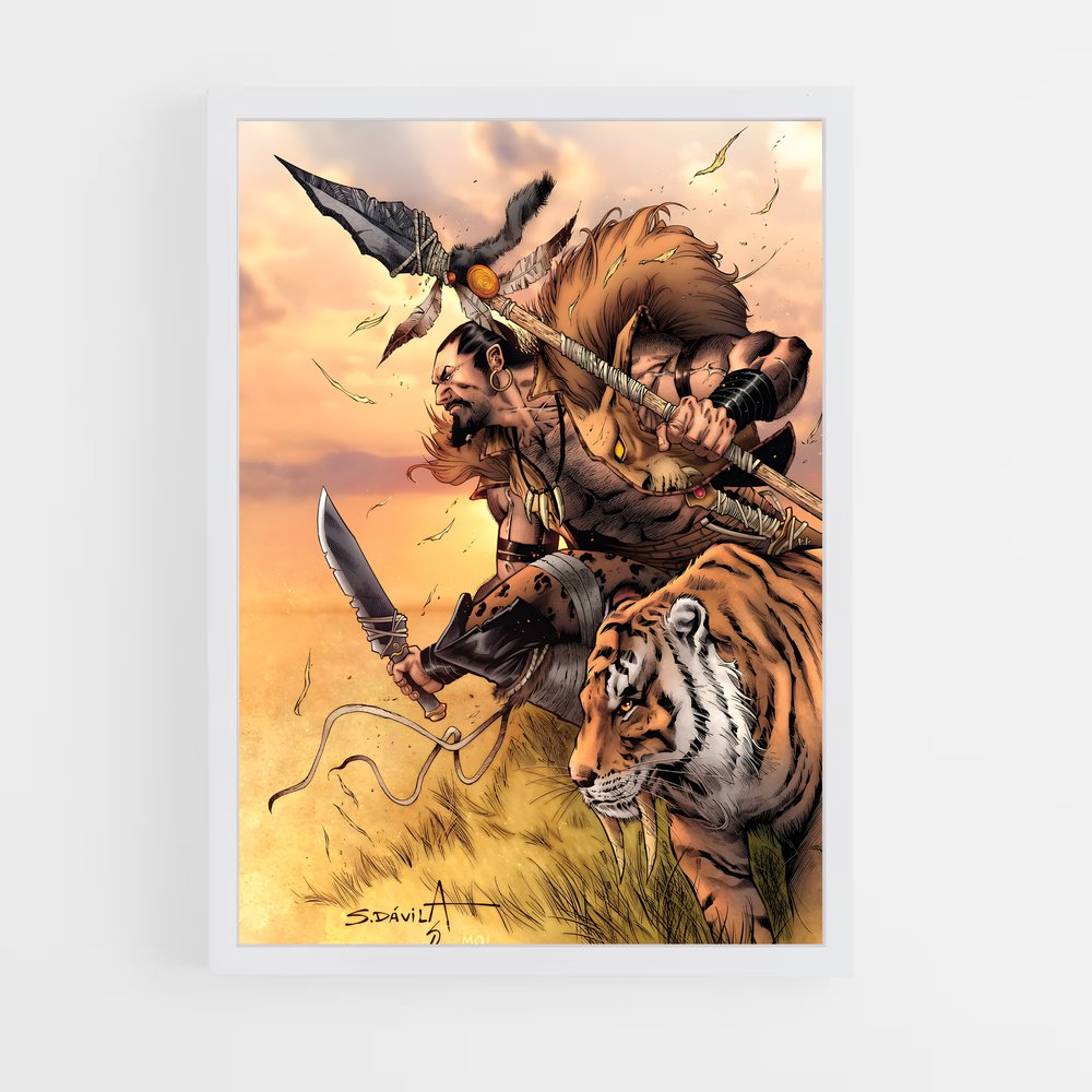 ap-kraven the hunter-1 cadre Blanc