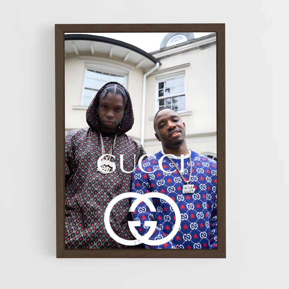 ap-krept and konan-4 cadre Bois foncé