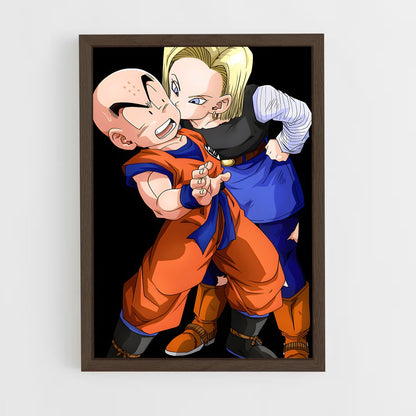 ap-krillin-3 cadre Bois foncé