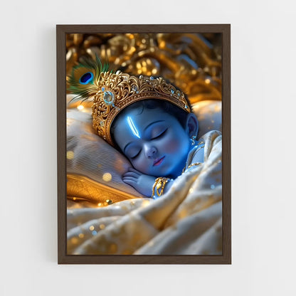 ap-krishna-12 cadre Bois foncé
