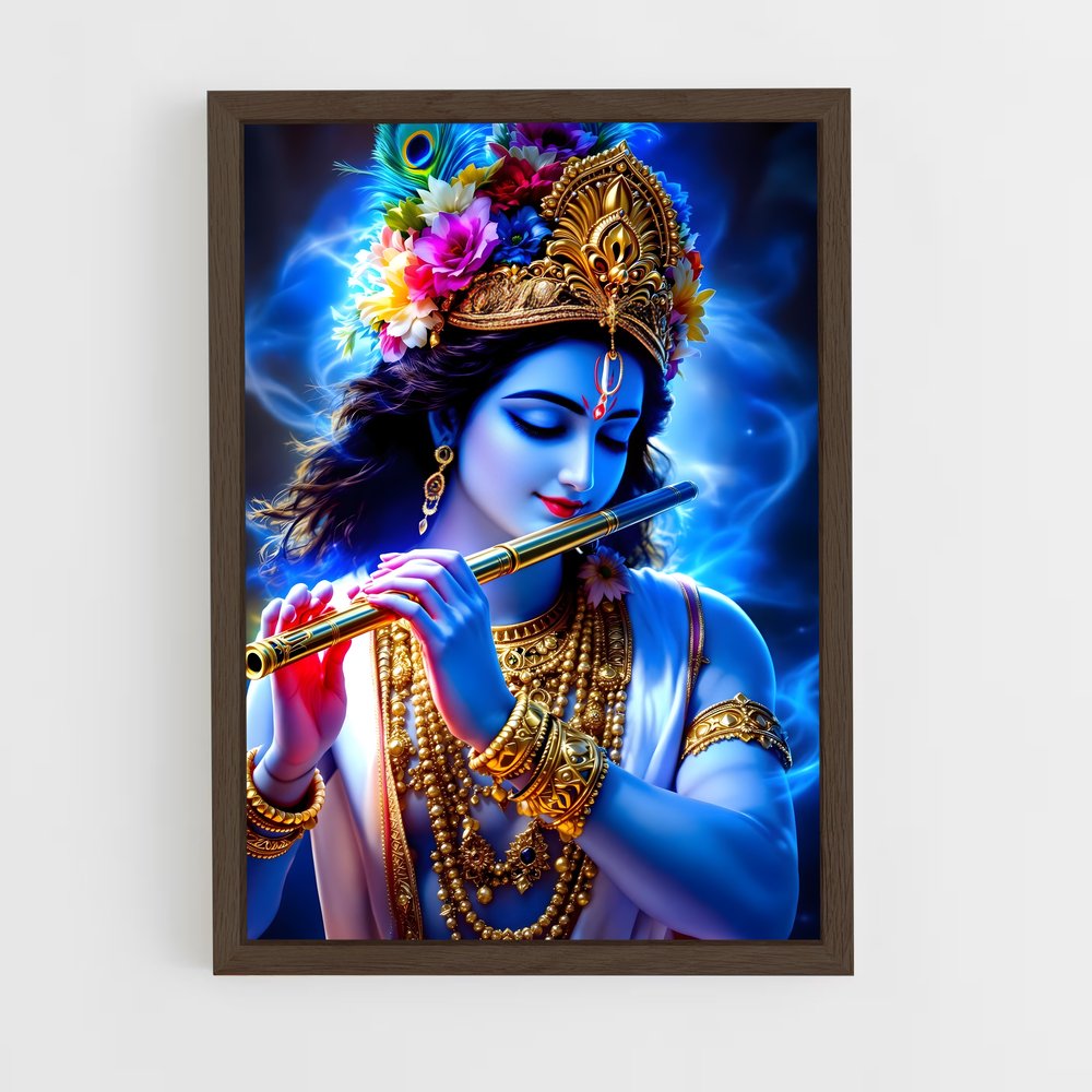 ap-krishna-14 cadre Bois foncé