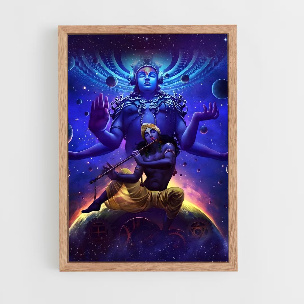 ap-krishna-15 cadre Bois clair