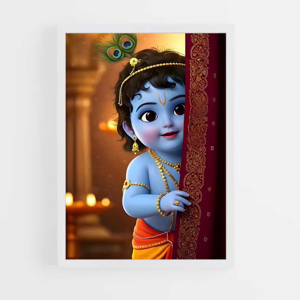 ap-krishna-23 cadre Blanc