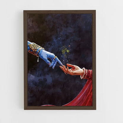 ap-krishna-24 cadre Bois foncé