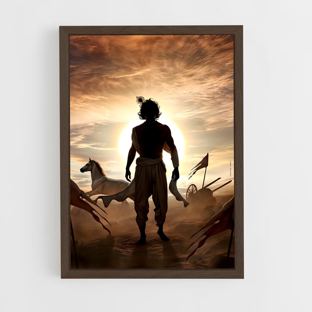 ap-krishna-7 cadre Bois foncé
